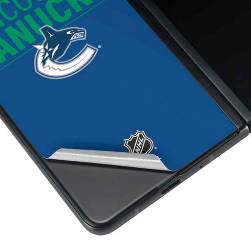 NHL Vancouver Canucks Lineup Galaxy Z Fold3 5G Skin